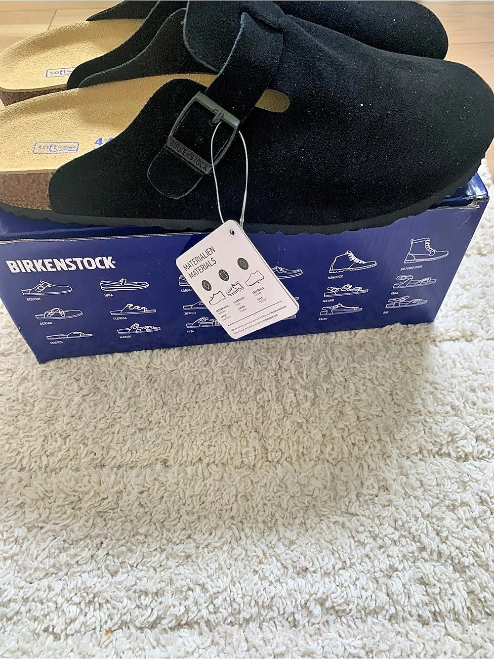 Birkenstock Boston Black Clogs
